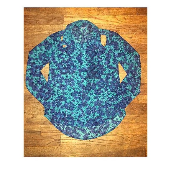 Cute floral long sleeve with cut outs