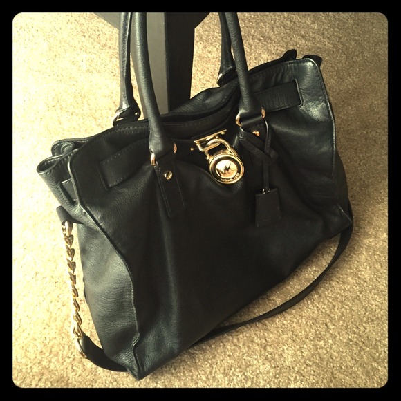 Michael Kors Large Hamilton Tote - Black