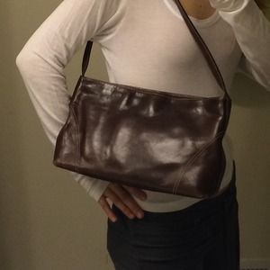 Nordstrom burgundy brown leather bag