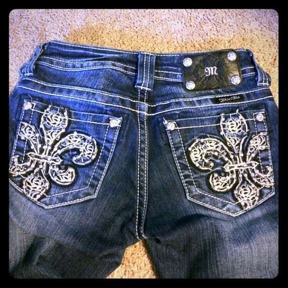 Miss Me Fleur-de-lis Jeans