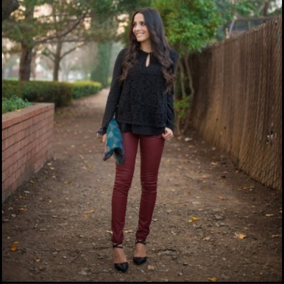 Joie Pants - JOIE LEATHER PANTS 🌸HOLD🌸