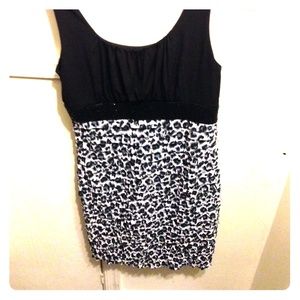 Animal print dress