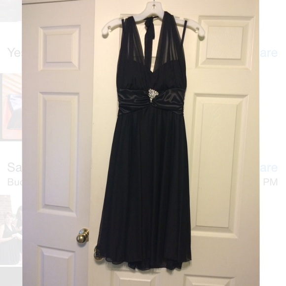 Black Evening dress from David's Bridal