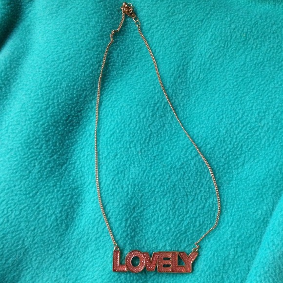 "Lovely" necklace from Forever 21
