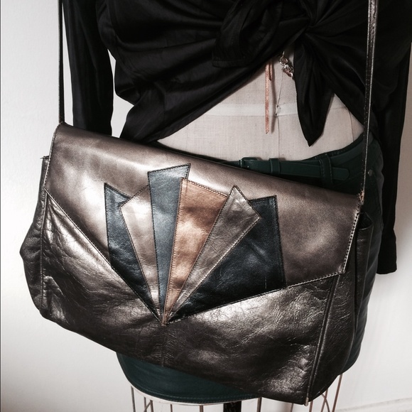 Handbags - Metallic vintage handbag