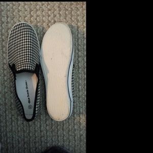 Houndstooth Print Sneakers