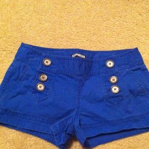 Express blue shorts