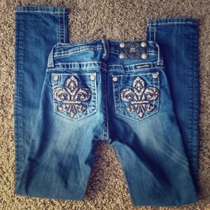 Miss Me size 8 girls skinny jeans