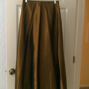 Long skirt//cotton jersey tank top