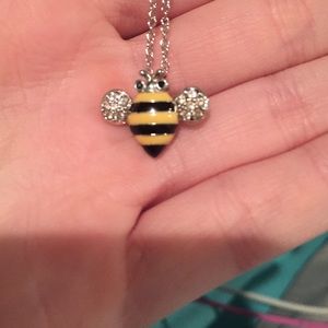 Swarovski bee necklace