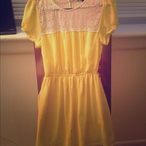 Forever 21 Yellow Dress