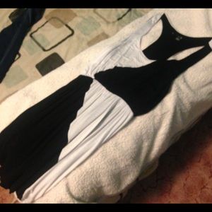 Black and white dress