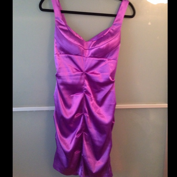 Sexy purple Windsor dress