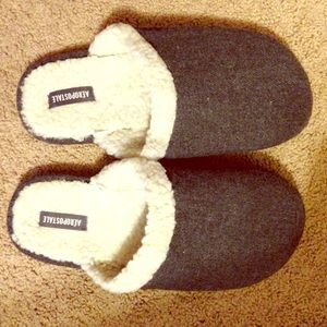 Men's house slippers.