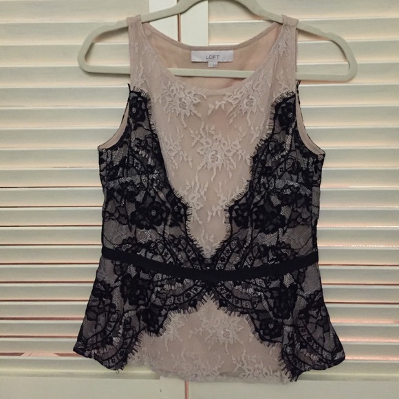 Ann taylor Loft Tops - Ann Taylor Loft Lacey Top-NWOT!!