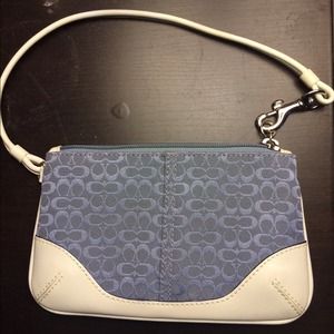 Coach wrislet blue & white