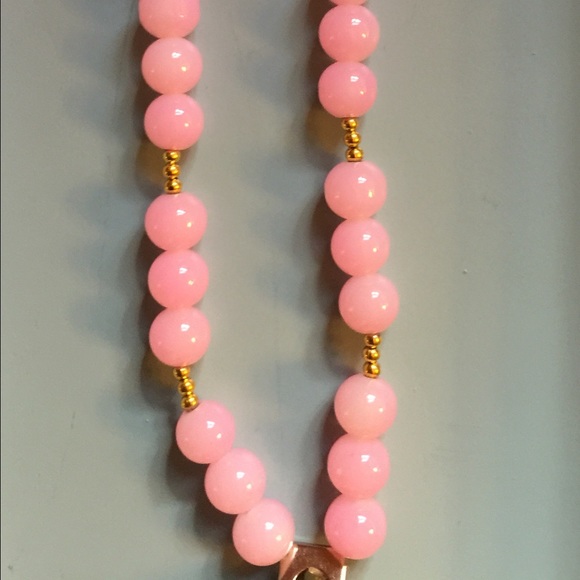 Handcrafted beaded badge lanyard