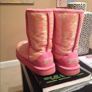 Sparkly Pink UGGS
