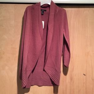 Burgundy cardigan