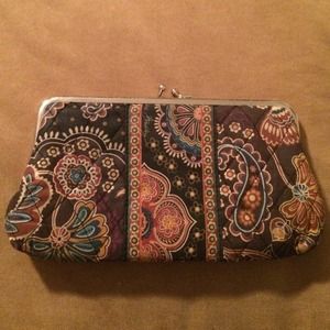 Vera Bradley kiss lock wallet