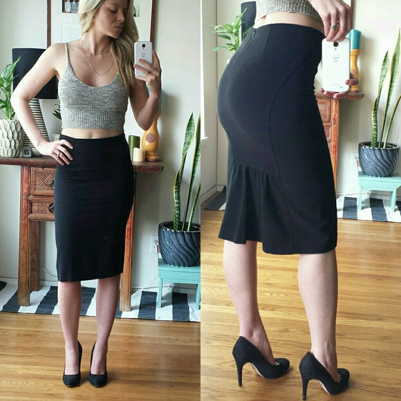 bebe Dresses & Skirts - SOLD Bebe Black Pencil Skirt