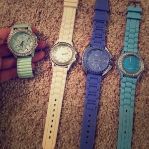 All four of these watches come together