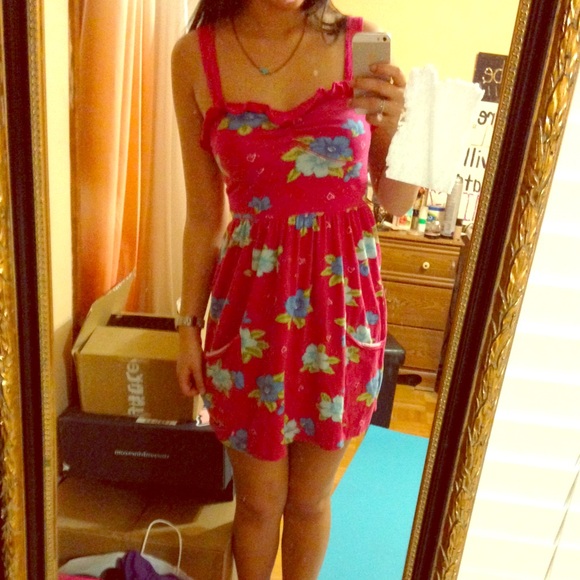 Fuchsia Hollister dress