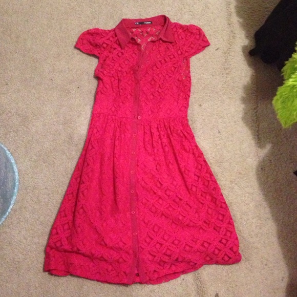 Pink beautiful lace dress! BRAND NEW