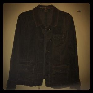 Eddie Bauer Large Corduroy Jean Jacket