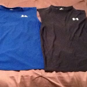Under armour heat gear sleeveless tops for both