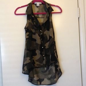 Tobi camo shirt