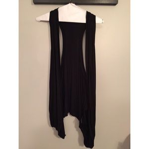 Forever 21 black cotton vest