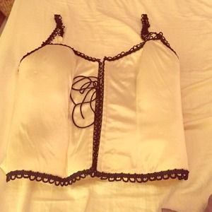 Corset Blk and White