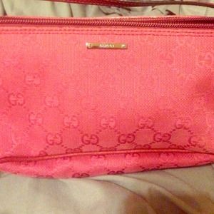 Red Gucci bag