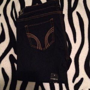 Hollister super skinny dark wash jeans