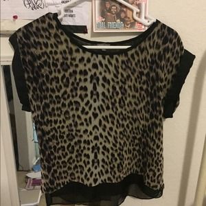 Charlotte Russe leopard top