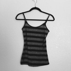 Sparkly stripe tank.