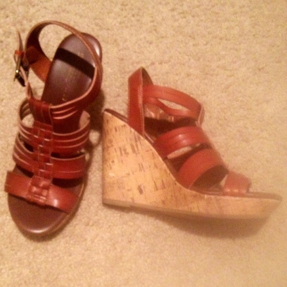 Shoes - Brown Wedges