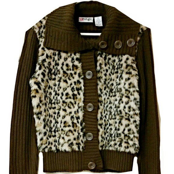 CHEETAH PRINT SWEATER - Picture 2 of 2