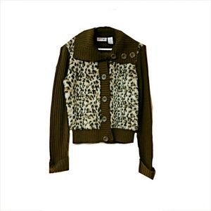 CHEETAH PRINT SWEATER
