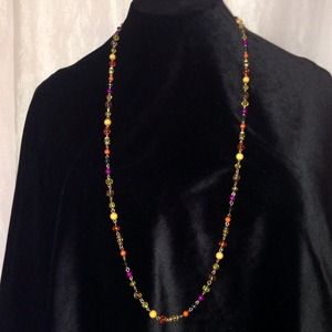 40" earth tones Lia Sophia necklace