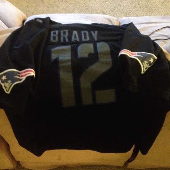 Tom Brady Men's  Nike Medium Lights Out jersey