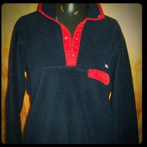 Pantagonia Deep Navy Synchilla Snap T