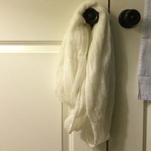 Light, white Circle Scarf from Forever 21