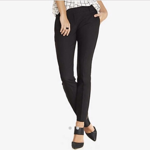 Express Columnist pants (2 pairs) Black & cream