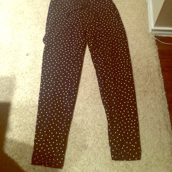 Polka dot pants