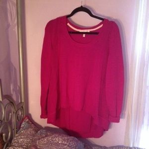 Raspberry warm sweater