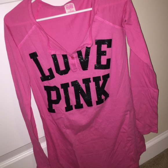 Pink sleep shirt