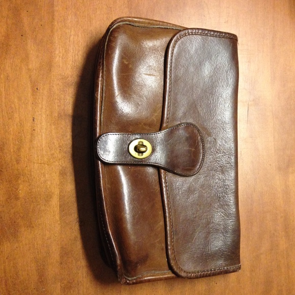 Vintage coach clutch