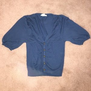 Charlotte Russe blue cardigan